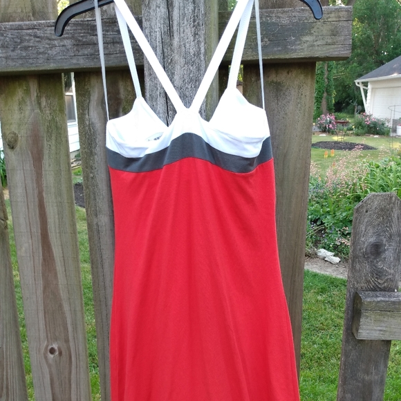 Soybu Athletic Tank Color Block Dress SZ Med - Picture 3 of 12
